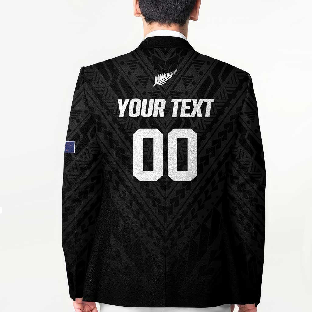 Custom Football New Zealand Blazer Aotearoa United Black Version - Aussie Hoodie
