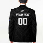 Custom Football New Zealand Blazer Aotearoa United Black Version - Aussie Hoodie