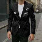 Custom Football New Zealand Blazer Aotearoa United Black Version - Aussie Hoodie