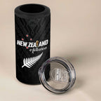 Custom Football New Zealand 4 in 1 Can Cooler Tumbler Aotearoa United Black Version - Aussie Hoodie