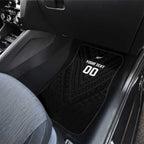 Custom Football New Zealand Car Mats Aotearoa United Black Version - Aussie Hoodie