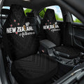 Football New Zealand Car Seat Cover Aotearoa United Black Version - Aussie Hoodie