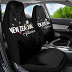 Football New Zealand Car Seat Cover Aotearoa United Black Version - Aussie Hoodie