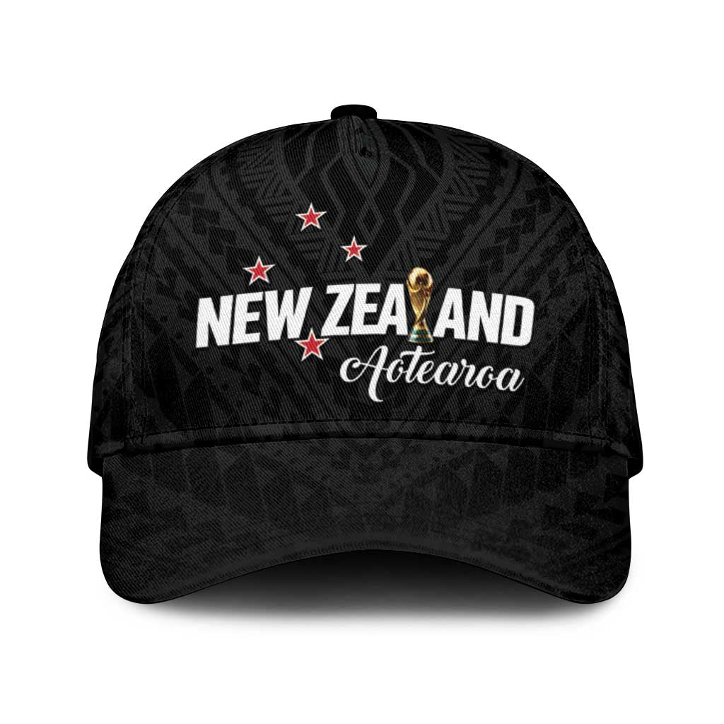 Football New Zealand Classic Cap Aotearoa United Black Version - Aussie Hoodie