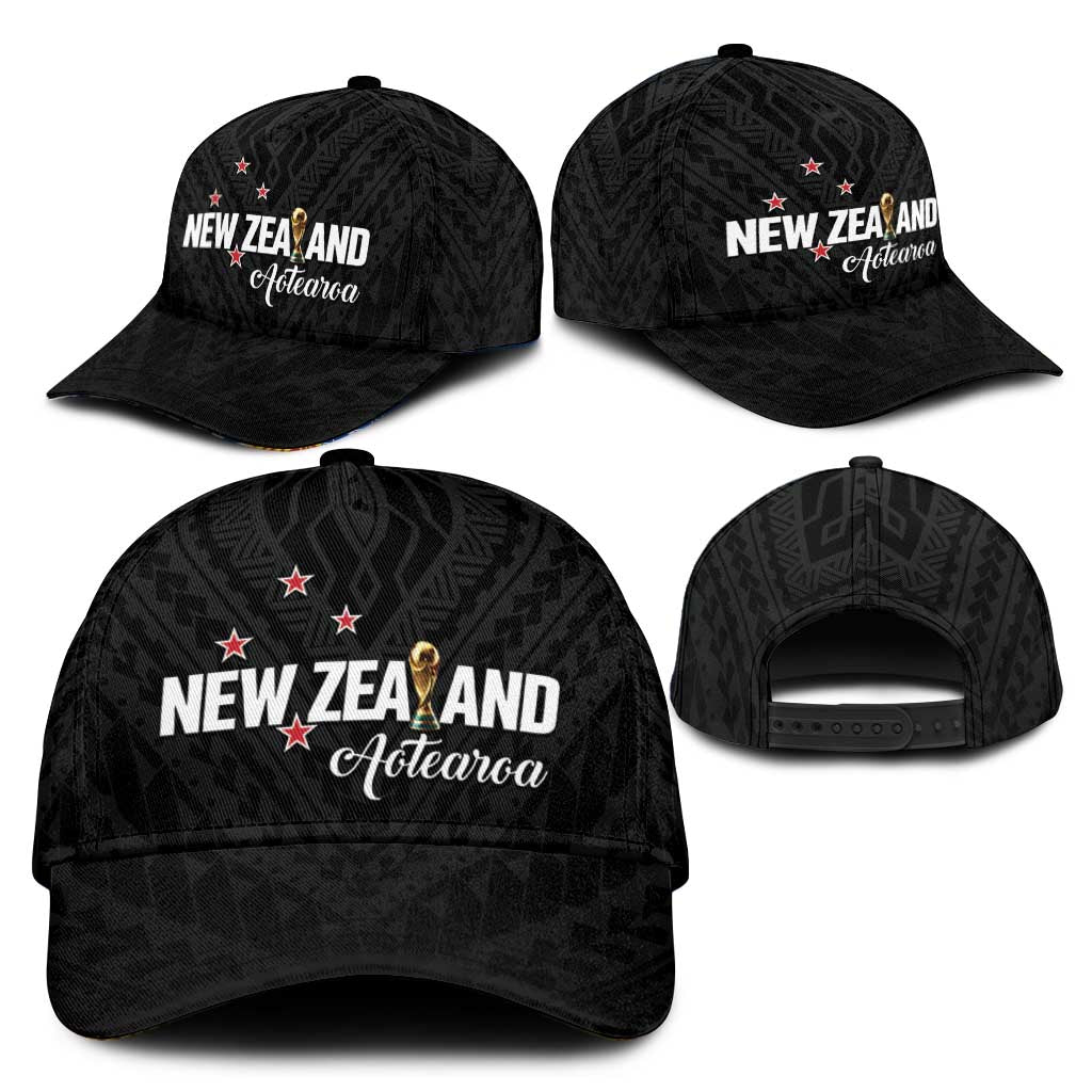 Football New Zealand Classic Cap Aotearoa United Black Version - Aussie Hoodie