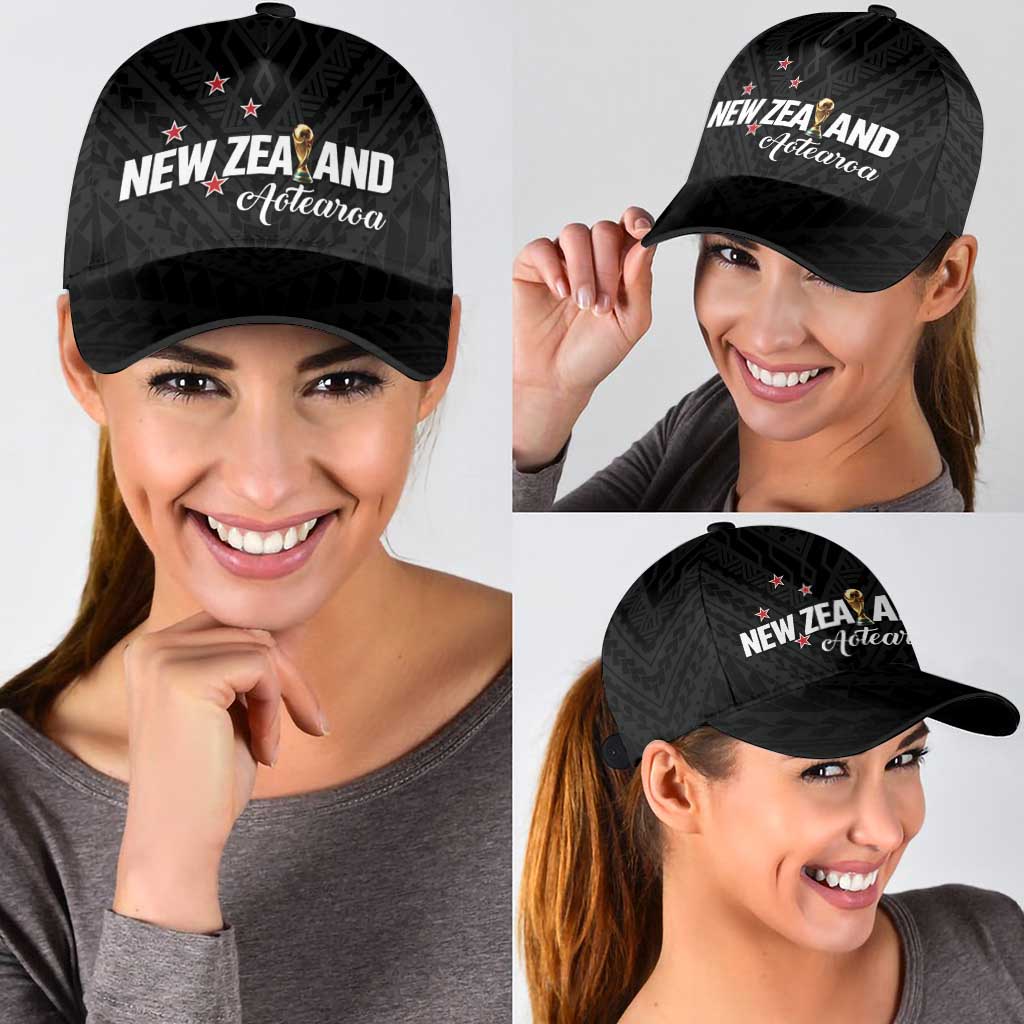 Football New Zealand Classic Cap Aotearoa United Black Version - Aussie Hoodie