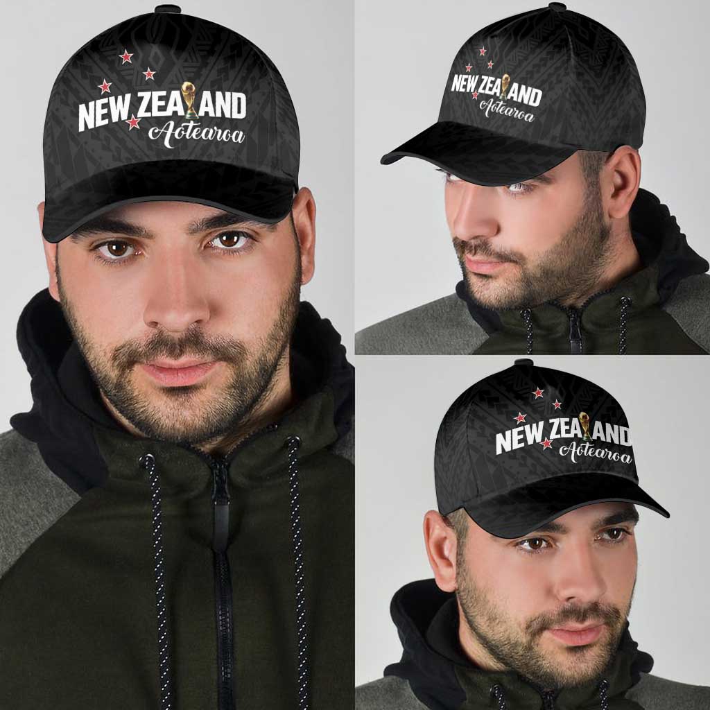Football New Zealand Classic Cap Aotearoa United Black Version - Aussie Hoodie