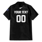 Custom Football New Zealand Family Matching Mermaid Dress and Hawaiian Shirt Aotearoa United Black Version - Aussie Hoodie