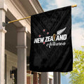 Football New Zealand Garden Flag Aotearoa United Black Version - Aussie Hoodie