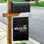 Football New Zealand Garden Flag Aotearoa United Black Version - Aussie Hoodie