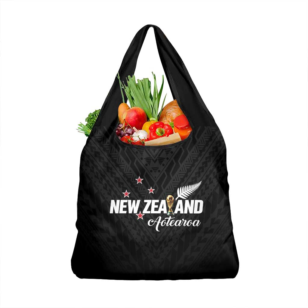 Football New Zealand Grocery Bag Aotearoa United Black Version - Aussie Hoodie