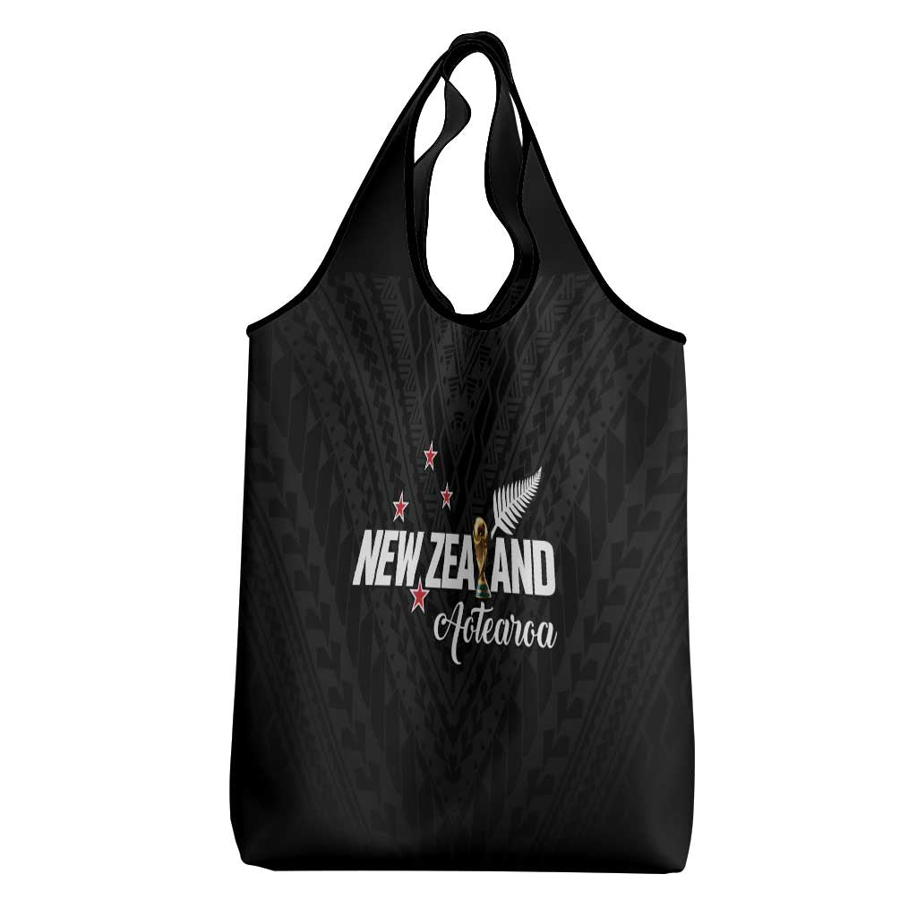Football New Zealand Grocery Bag Aotearoa United Black Version - Aussie Hoodie