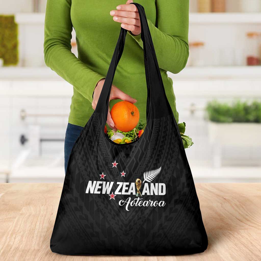 Football New Zealand Grocery Bag Aotearoa United Black Version - Aussie Hoodie