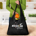 Football New Zealand Grocery Bag Aotearoa United Black Version - Aussie Hoodie