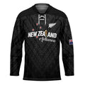 Custom Football New Zealand Hockey Jersey Aotearoa United Black Version - Aussie Hoodie
