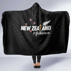 Football New Zealand Hooded Blanket Aotearoa United Black Version - Aussie Hoodie