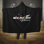 Football New Zealand Hooded Blanket Aotearoa United Black Version - Aussie Hoodie