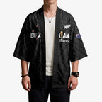 Custom Football New Zealand Kimono Aotearoa United Black Version - Aussie Hoodie