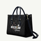 Football New Zealand Leather Bag Aotearoa United Black Version - Aussie Hoodie