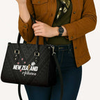 Football New Zealand Leather Bag Aotearoa United Black Version - Aussie Hoodie