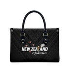 Football New Zealand Leather Bag Aotearoa United Black Version - Aussie Hoodie