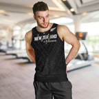 Custom Football New Zealand Men Tank Top Aotearoa United Black Version - Aussie Hoodie
