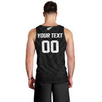Custom Football New Zealand Men Tank Top Aotearoa United Black Version - Aussie Hoodie