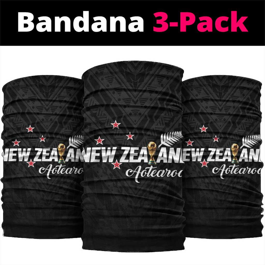 Football New Zealand Neck Gaiter Aotearoa United Black Version - Aussie Hoodie
