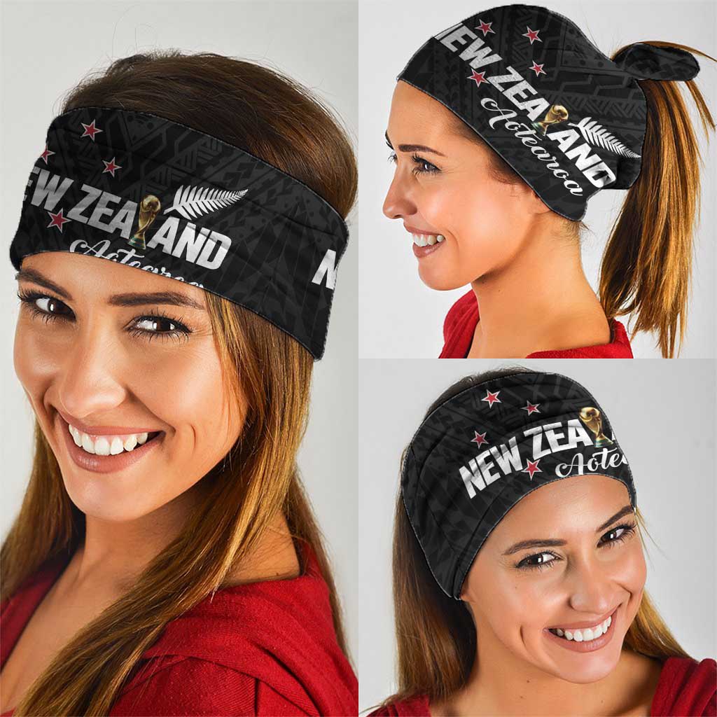 Football New Zealand Neck Gaiter Aotearoa United Black Version - Aussie Hoodie