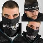 Football New Zealand Neck Gaiter Aotearoa United Black Version - Aussie Hoodie