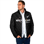 Custom Football New Zealand Padded Jacket Aotearoa United Black Version - Aussie Hoodie