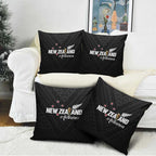 Football New Zealand Pillow Cover Aotearoa United Black Version - Aussie Hoodie