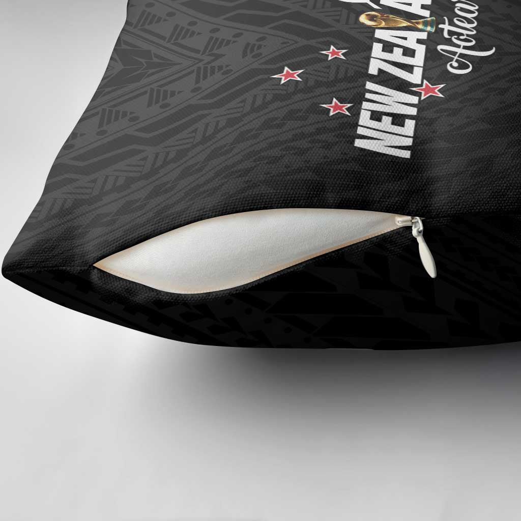 Football New Zealand Pillow Cover Aotearoa United Black Version - Aussie Hoodie