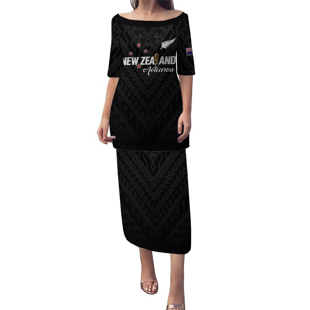 Custom Football New Zealand Puletasi Aotearoa United Black Version - Aussie Hoodie