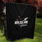 Football New Zealand Quilt Aotearoa United Black Version - Aussie Hoodie