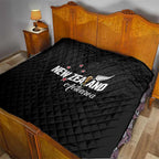 Football New Zealand Quilt Aotearoa United Black Version - Aussie Hoodie
