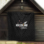 Football New Zealand Quilt Aotearoa United Black Version - Aussie Hoodie
