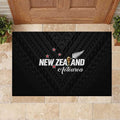 Football New Zealand Rubber Doormat Aotearoa United Black Version - Aussie Hoodie