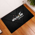 Football New Zealand Rubber Doormat Aotearoa United Black Version - Aussie Hoodie
