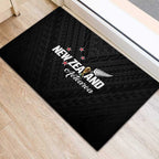 Football New Zealand Rubber Doormat Aotearoa United Black Version - Aussie Hoodie