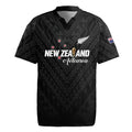 Custom Football New Zealand Rugby Jersey Aotearoa United Black Version - Aussie Hoodie