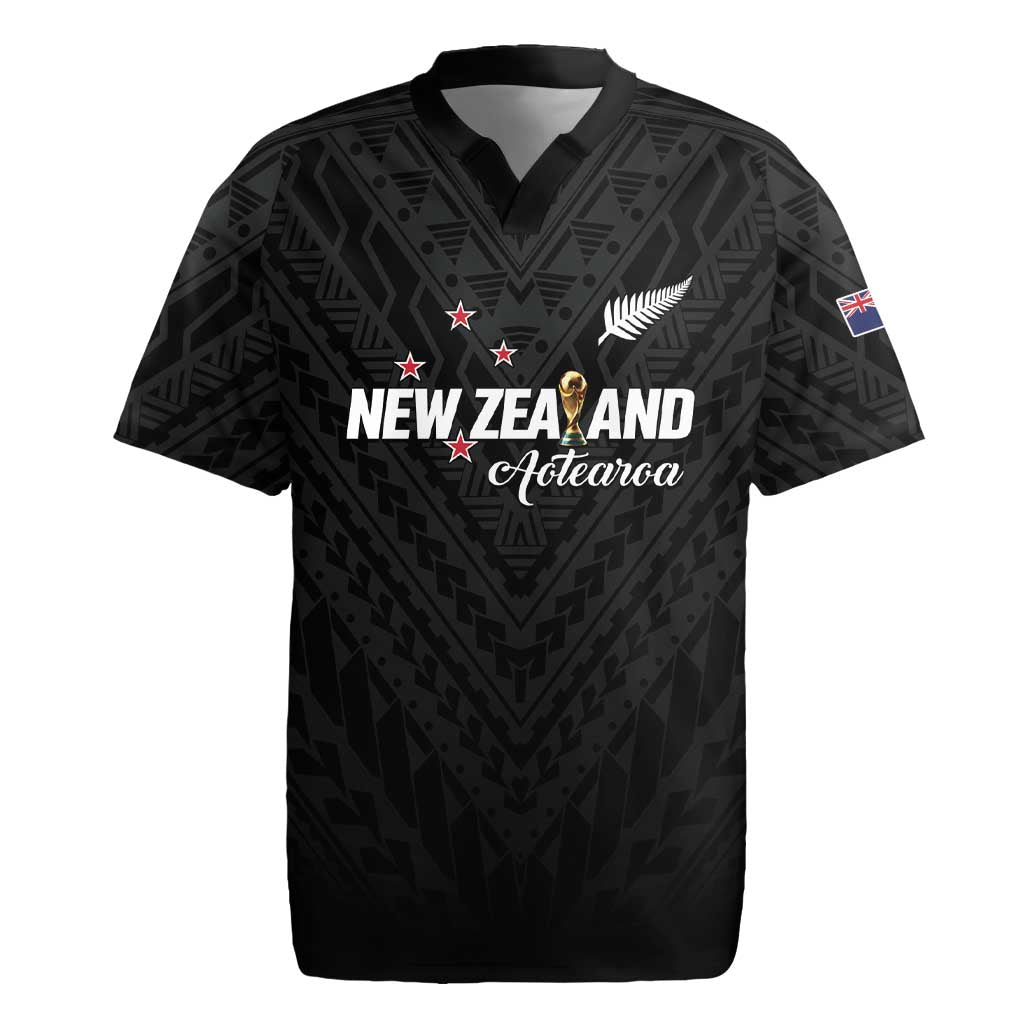 Custom Football New Zealand Rugby Jersey Aotearoa United Black Version - Aussie Hoodie