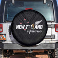 Football New Zealand Spare Tire Cover Aotearoa United Black Version - Aussie Hoodie