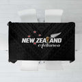 Football New Zealand Tablecloth Aotearoa United Black Version - Aussie Hoodie