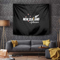 Football New Zealand Tapestry Aotearoa United Black Version - Aussie Hoodie