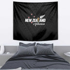 Football New Zealand Tapestry Aotearoa United Black Version - Aussie Hoodie