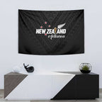 Football New Zealand Tapestry Aotearoa United Black Version - Aussie Hoodie