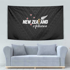 Football New Zealand Tapestry Aotearoa United Black Version - Aussie Hoodie