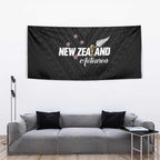 Football New Zealand Tapestry Aotearoa United Black Version - Aussie Hoodie