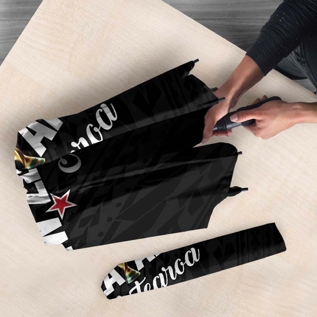 Football New Zealand Umbrella Aotearoa United Black Version - Aussie Hoodie